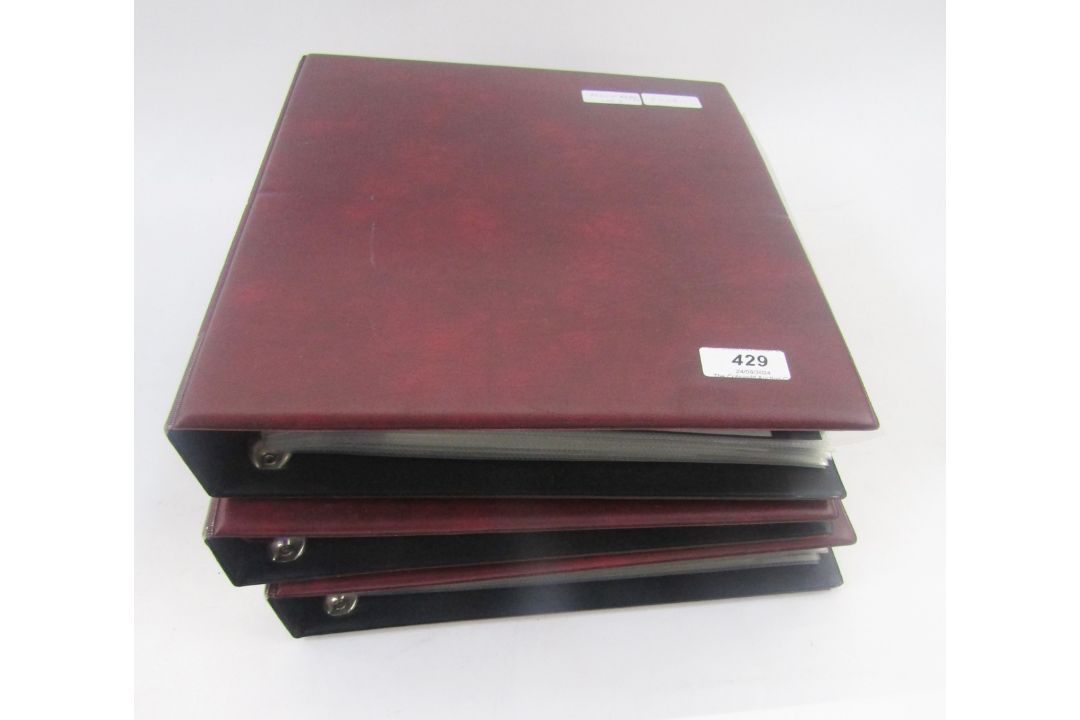 Stamps of Soviet Union & Russia: Three maroon cover albums full of Polar exploration covers and - Image 1 of 21