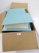 Extensive collection of mostly reproduction cigarette and tea cards in various albums, including