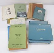 Collection of interesting aeronautical manuals and notes, technical pilot's notes, flight