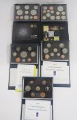 Royal Mint Proof Sets (5), 2008,  2010, 1993, 1992, 1991 (1990's proof sets certificates have been