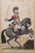 Collection of 19th century coloured engravings and lithographs of military interest, including: a
