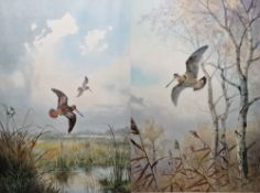 After John Cyril Harrison (1898-1985) Two limited edition prints in colours, the first of a snipe in