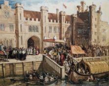 John Strickland Goodall (1908-1996) Watercolour & gouache 