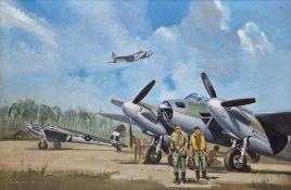 Edmund Miller (b.1929) Oil on canvas 