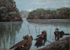 Abu Bakr Ibrahim (1925-1977)  Watercolour  