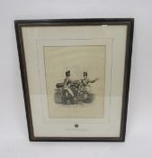 Charles Hamilton Smith, early 19th century aquatint depicting two Royal Artillery soldiers published