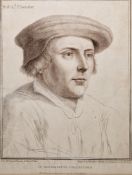 After Hans Holbein by F. Bartolozzi Engraving Set of three stipple engravings 'In His Majesty's