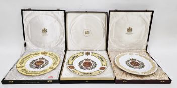 12 Spode 'Mulberry Hall' Regimental limited edition collectors plates, including: the Gloucester