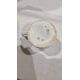 Lowestoft porcelain blue and white coffee can, circa 1765-75, painted with a house in landscape - Image 5 of 13