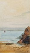 Stanley A Burchett (XX) Set of three watercolour drawings  Coastal and river scenes, signed in