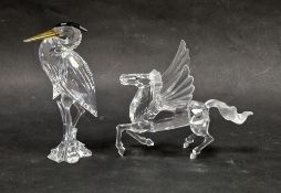 Swarovski ‘ Fabulous Creatures, the Pegasus ‘ annual edition 1998 with stand together with Swarovski