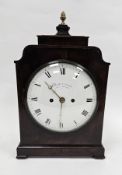 Regency rosewood 8-day chiming bracket clock by Ellicott and Taylor of Royal Exchange, the case with