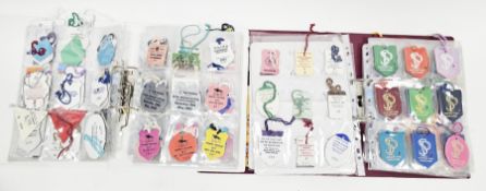 Large collection of horse racing entry badges and tickets, mainly cardboard and paper including