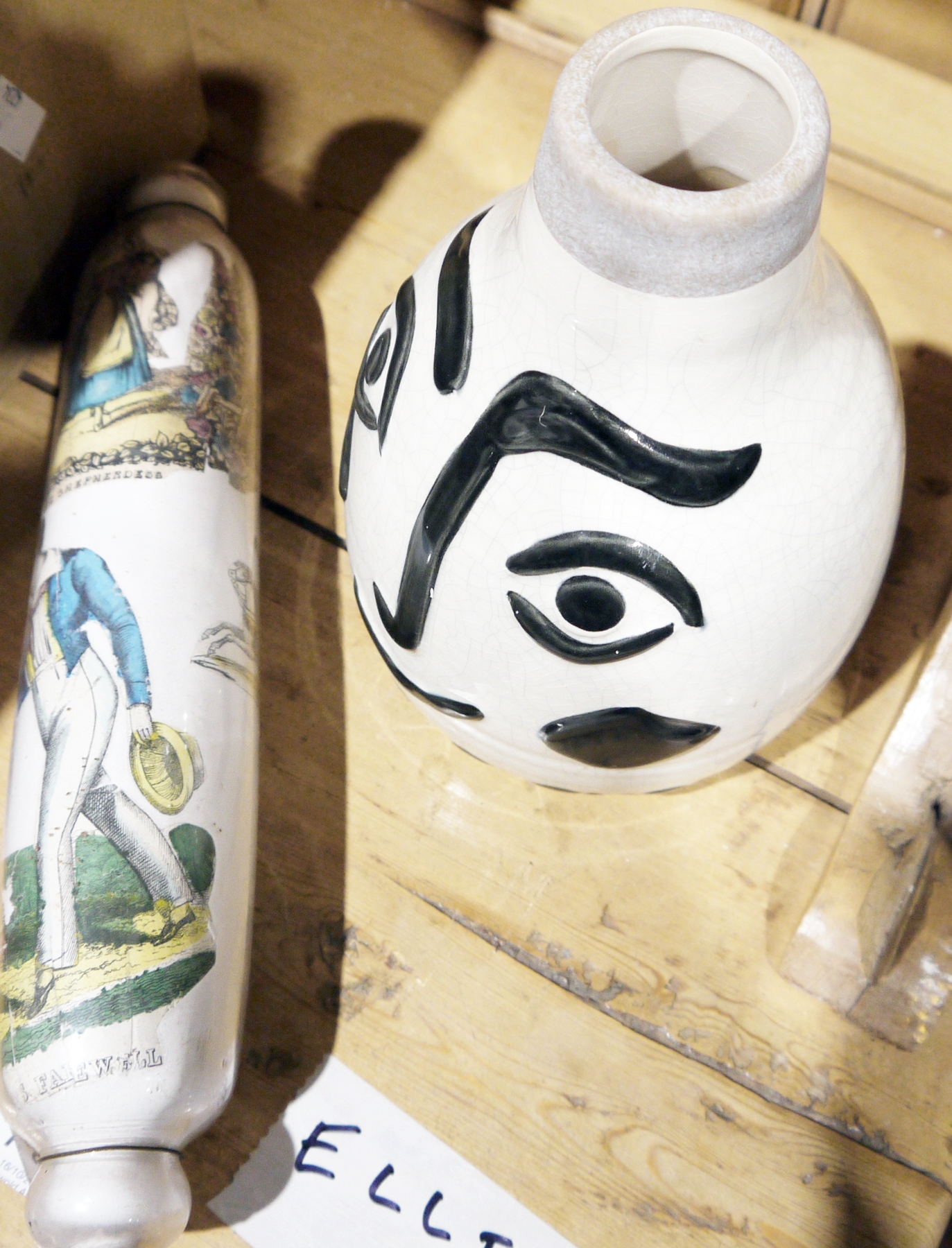 Large quantity of Victorian fairings, a ceramic inkwell, white ceramic figures, more ceramic - Image 4 of 4