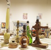 Six assorted table lamps (6)