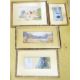 Collection of eight pictures including 1960's landscape watercolour in gilt frame, two Thai - Image 3 of 3