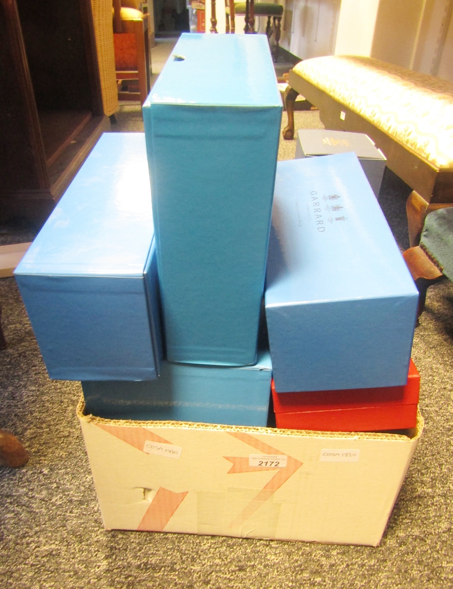 Garrard, Halcyon Days, David Hayward and John Coppin etc. various empty retail boxes - Image 2 of 2
