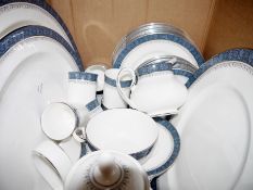 Royal Doulton 'Sherbrook' part dinner service to include dinner plates, side plates, coffee cans,