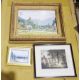 Collection of eight pictures including 1960's landscape watercolour in gilt frame, two Thai - Image 2 of 3
