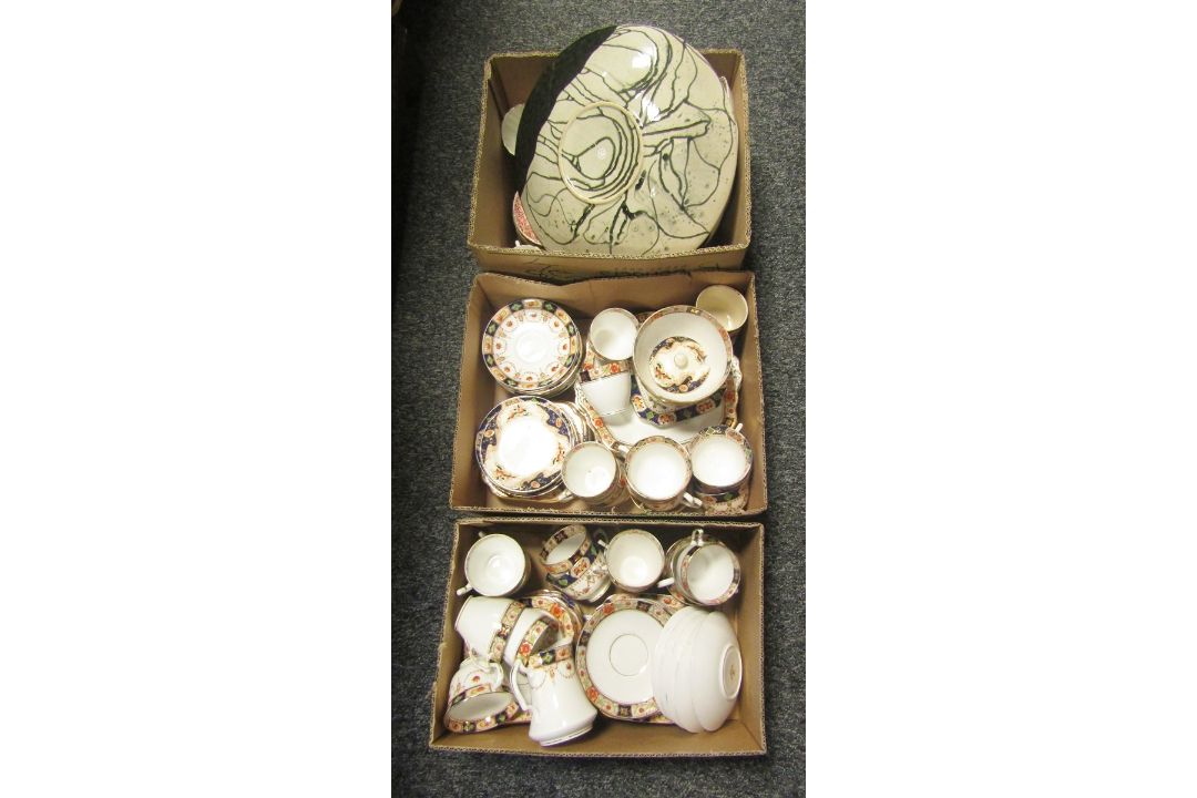 Collection of 19th century fluted teaware, a collection of various early 20th century imari - Image 1 of 4