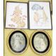 Collection of eight pictures including 1960's landscape watercolour in gilt frame, two Thai - Image 1 of 3