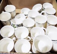 Steelite part service with Adams-style decoration on white ground, to include dinner plates,