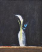 Craigie Aitchison CBA RSA (1926-2009) Oil on canvas “Arum Lily”, 2004, with Timothy Taylor Gallery