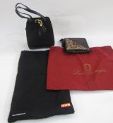 Kismet Sting Ray fish black bag, with matching purse/wallet and original dust bag with Stephanie