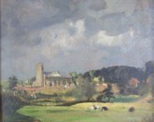 Sir John Alfred Arnesby-Brown (1866-1955) Oil on panel 