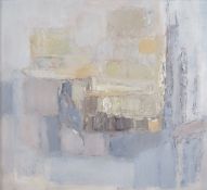 Rolf Gosta Calmeyer (1927-2022) Oil on board Abstract painted in muted colours, signed Calmeyer