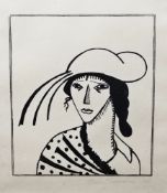 Marie Laurencin (1883-1956)  Woodcut 