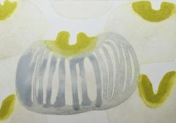 Katherine Jones Collograph and blockprint on paper ‘Honey Petal‘ and ‘Softened by Warming’ from
