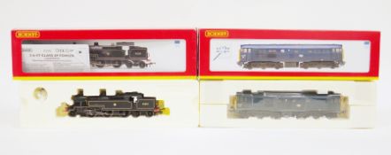 Two Hornby model railways OO gauge locomotives, R2738 BR Fowler 2-6-4T Class 4P ' 42315 ' and R2413B