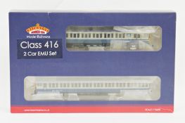 Bachmann Branch-line OO gauge model railways ' Class 416 2EPB EMU 6238 BR blue & grey ' set, no.