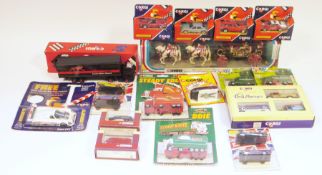 32 Corgi boxed and carded diecast vehicles including a 1902 State Landau the Queens Silver Jubilee