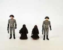 Four Vintage 1977 GMFGI Star Wars Action Figures to include two Jawa's with cloak and blaster and