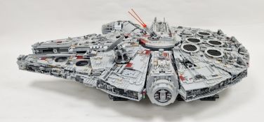 Lego Star Wars 75192 Ultimate Collectors Series Millennium Falcon constructed lego set with box