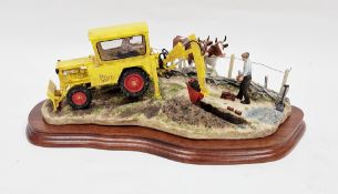 Border Fine Arts limited edition model 'Laying the Clays', no.399/1750, sculptured by Ray Ayres,