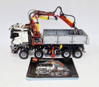 Lego Technic No. 42043 Mercedes-Benz Arcos 3245 constructed Lego set with instructions (no box)