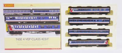 Hornby model railways OO gauge train pack, R2947X NSE 4 VEP class 423/1, boxed