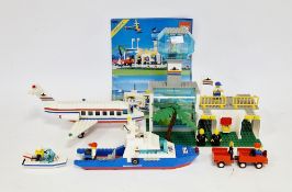 Lego Legoland 1991 unboxed Lego set Coastal Cutter no.6353 together with 1990 International