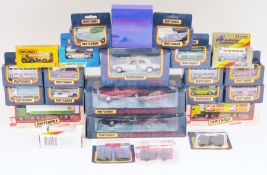 20 boxed Matchbox diecast vehicles including two Superkings gift sets, KS808 being a Porsche 944 and