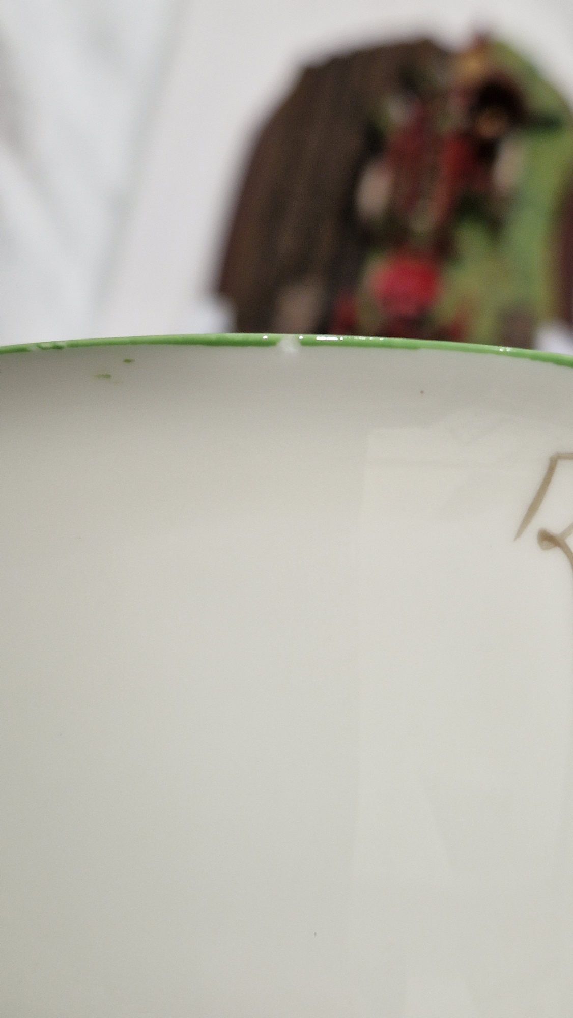Royal Doulton Art Deco part tea-service, printed green marks, pattern no. V.1409, with pink and blue - Image 4 of 7