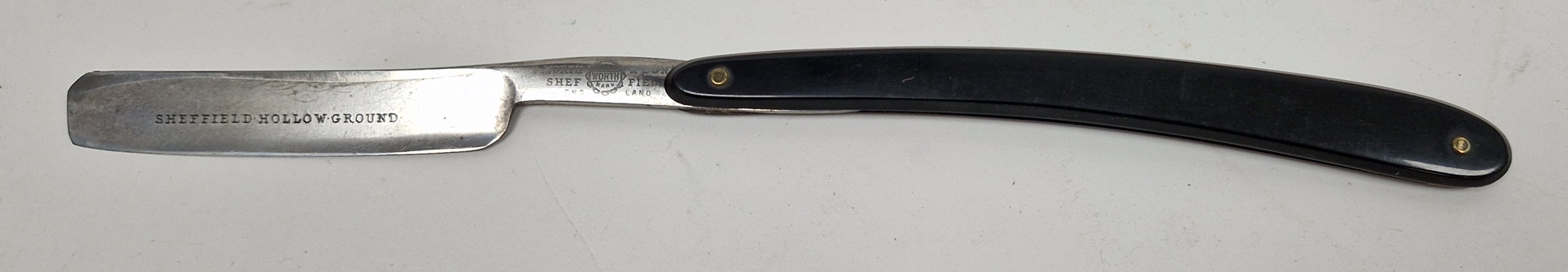 Late 19th / early 20th century leather cased set of two cut-throat razors, leather cased razing - Image 3 of 8