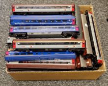 Large quantity of Hornby plastic 00 gauge rolling stock to include Intercity, First Great Western,