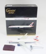 Gemini Jets - Gemini 200 1:200 scale die-cast aircraft model British Airways Boeing 777-200ER,