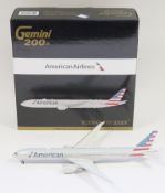 Gemini Jets - Gemini 200 1:200 scale die-cast aircraft model American Airlines Boeing 777-300ER,