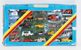 Boxed Matchbox G25 Collector set of 25 diecast vehicles (cellophane cover to top of box broken),