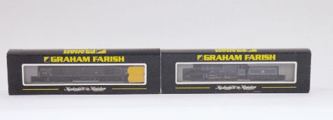 Two boxed Graham Farish by Bachmann N gauge locomotives masterpieces in miniature to include 371-