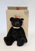 Steiff Teddy Bear dark green bear 32cm, Limited Edition No.00613 of 2008 pieces with box, bag and